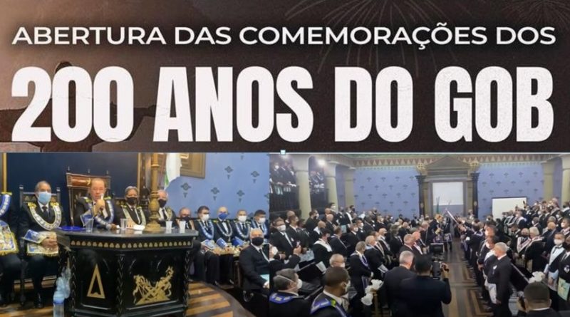 Início das Comemorações dos 200 anos de Fundação do Grande Oriente do Brasil.