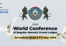 A Grande Loja do Estado de Israel recebe “XVII World Conference of Regular Grand Lodges”