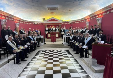 A Loja Chico Atencia #4554, realiza Sagração do Estandarte no Oriente de Campinas/SP.