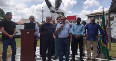 Inauguração do Monumento da Auto Lapidação em Indaiatuba/SP.