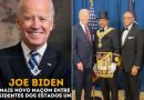 Grão-Mestre da “Most Worshipful Prince Hall Grand Lodge of South Carolina do Sul”, nomeou o ex-presidente norte americano Joe Biden como Mestre Maçom “Por Comunicação”.