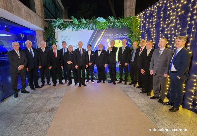 POSSE DO SERENÍSSIMO GRÃO-MESTRE DA GLESP JORGE ANYSIO HADDAD É CELEBRADA COM SOLENIDADE E JANTAR DANÇANTE NO CÍRCULO MILITAR