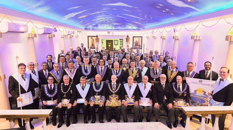Consagração da Balneário Camboriú Lodge feita pela Grande Loja Distrital para a América do Sul – Divisão Norte.