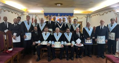 Loja Amizade nº 141, “A Pioneira” em Sessão Magna de iniciação.
