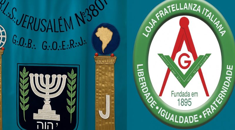 Sessão Conjunta:- Loja Jerusalém, nº 3807, Loja Fratellanza Italiana 441ª nº 1496 – Oriente dos Rio de Janeiro/RJ.